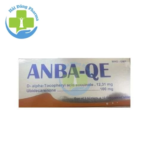 Anba-QE - Hộp 3 vỉ, 5 vỉ x 10 viên