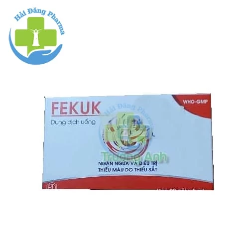 Fekuk - Hộp 20 gói x 5ml, hộp 1 chai nhựa/thủy tinh