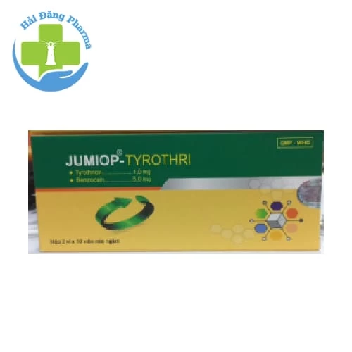 Jumiop-Tyrothri - Hộp 10 vỉ x 10 viên