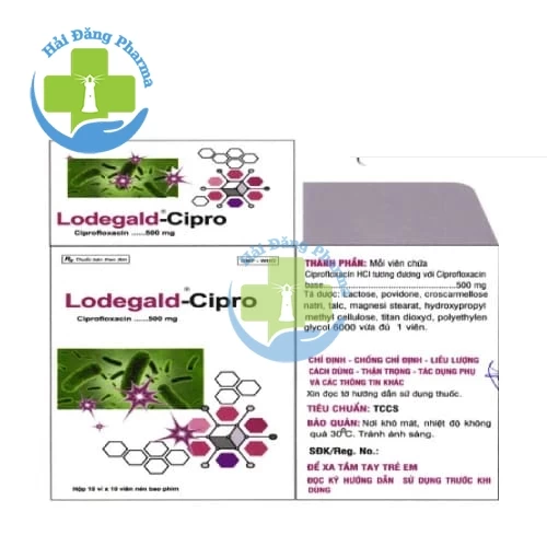 Lodegald-Cipro 500mg - Ciprofloxacin Phương Đông