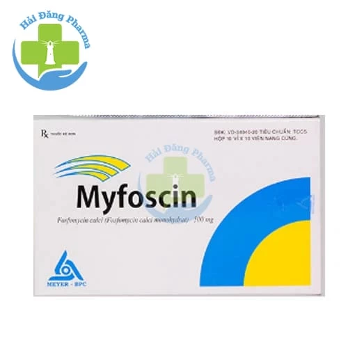 Myfoscin - Hộp 10 vỉ x 10 viên