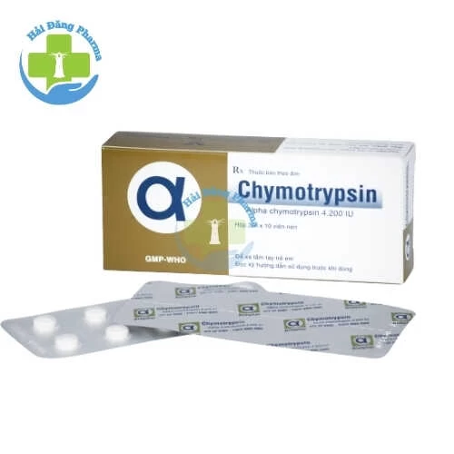 α - Chymotrypsin - Alpha chymotrypsin 4200IU Bidiphar