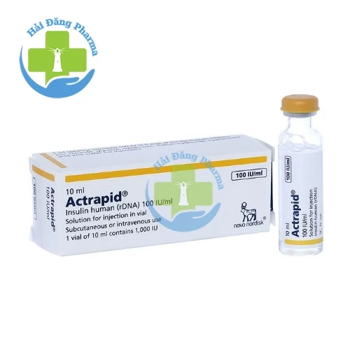 Actrapid 1000iu/10ml - Hộp chứa 1 lọ x 10 ml