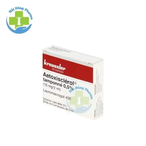 Aetoxisclerol 0,5% - Lauromacrogol 5mg/ml Kreussler