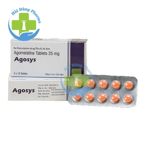 Agosys - Hộp 1 vỉ, 3 vỉ x 10 viên