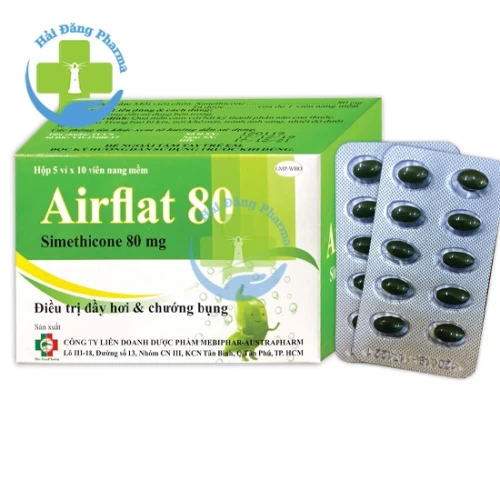 Airflat 80 - Simethicon 80mg Mebiphar