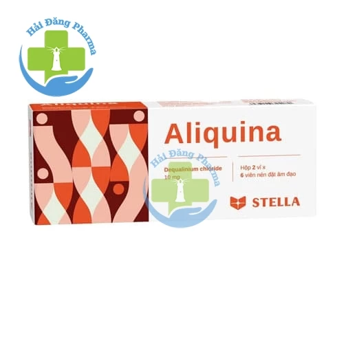 Aliquina - Hộp 1 vỉ x 6 viên; Hộp 2 vỉ x 6 viên