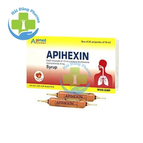 Apihexin - Hộp 20 ống x 5 ml