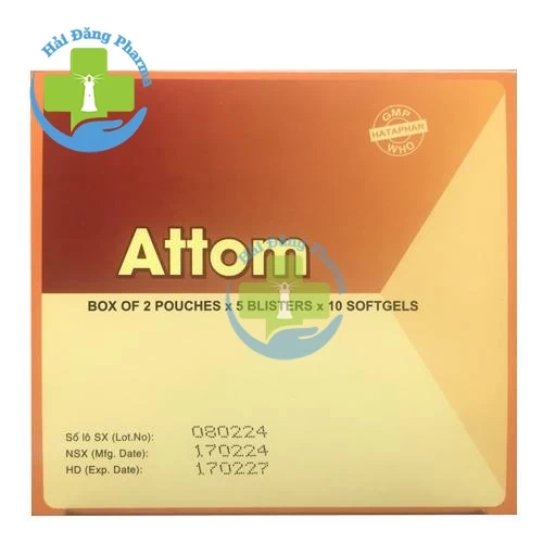 Attom - Hộp 10 vỉ x 10 viên