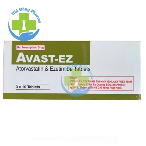 Avast-ez - Hộp 3 vỉ x 10 viên