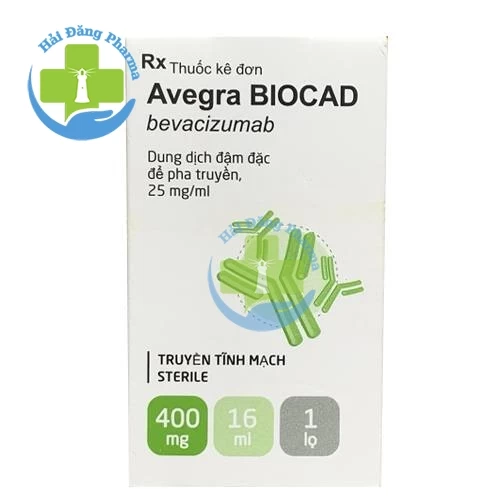 Avegra biocad 400mg/16ml - Hộp 1 lọ 16ml