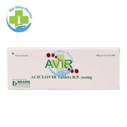 Avir - Acyclovir 200mg Brawn Laboratories