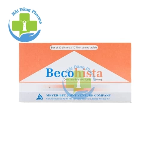 Becohista - Hộp 10 vỉ x 10 viên