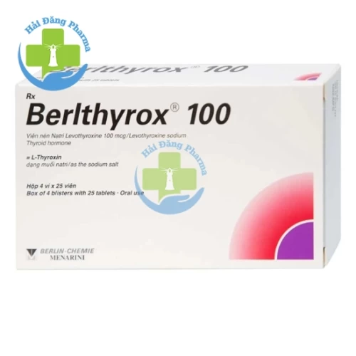Berlthyrox 100mg - Levothyroxine Berlin Chemie