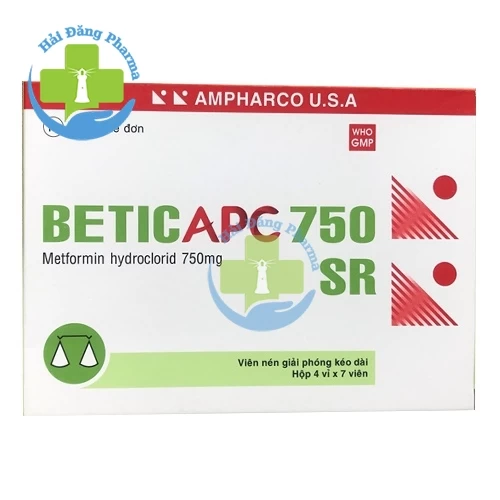 Beticapc 750 sr - Hộp 4 vỉ x 7 viên