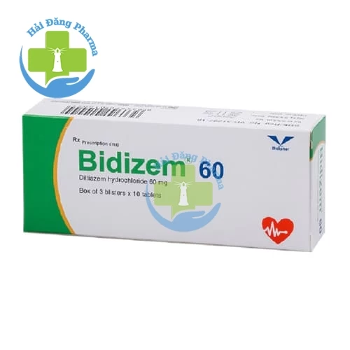 Bidizem 60 - Hộp 3 vỉ x 10 viên
