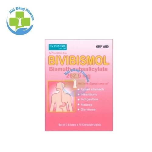 Bivibismol - Bismuth 262,5mg BV Pharma