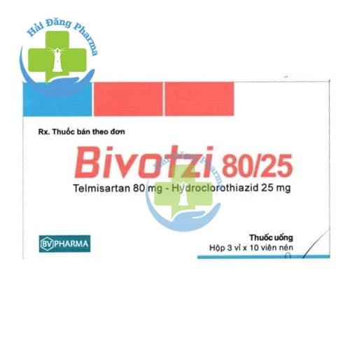 Bivotzi 80/25 - Hộp 3 vỉ x 10 viên