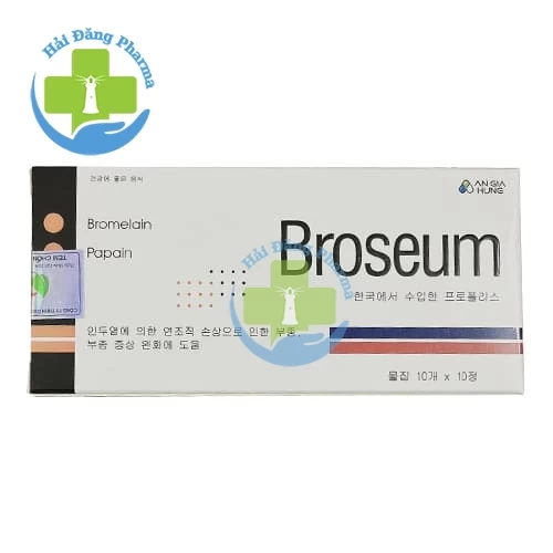 Broseum - Bromelain 60mg Tradiphar