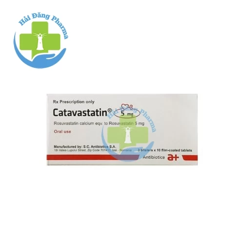 Catavastatin 5mg - Hộp 3 vỉ x 10 viên