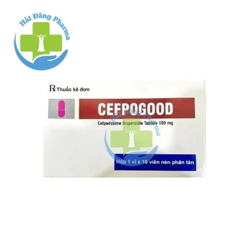 Cefpogood- Hộp 1 vỉ x 10 viên