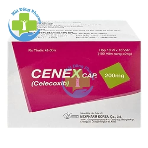 Cenex Cap. 200mg - Hộp 10 vỉ x 10 viên