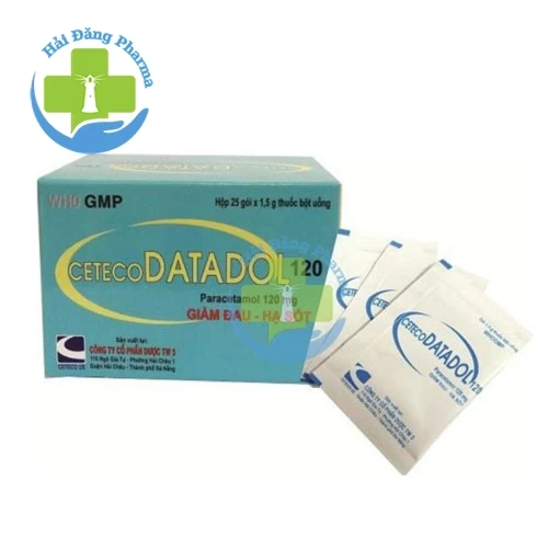 Ceteco datadol 120 - Paracetamol Dược phẩm TW3