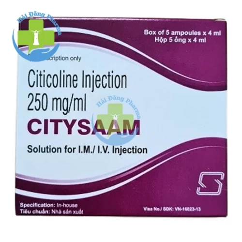 Citysaam - Citicolin 1g/4ml Samrudh Pharmaceuticals