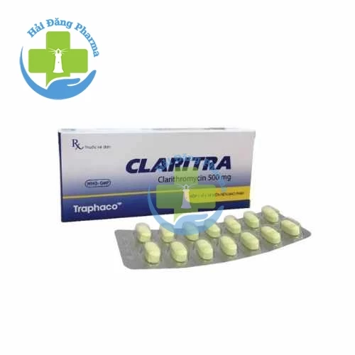 Claritra 500mg - Clarithromycin Trapharco