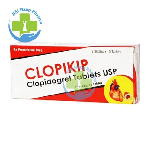 Clopikip - Hộp 3 vỉ x 10 viên