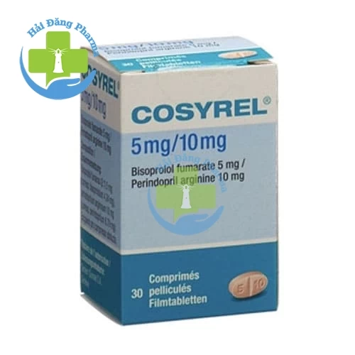 Cosyrel 5mg/10mg - Hộp 1 lọ 30 viên