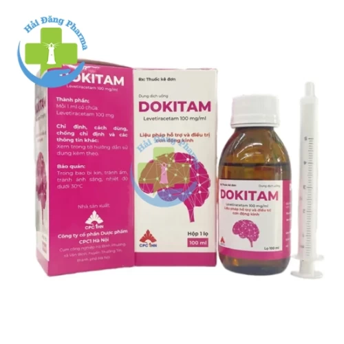 Dokitam - Levetiracetam 100mg/1ml CPC1