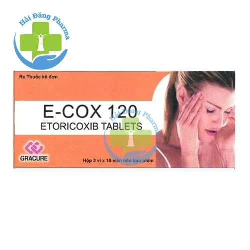 E-cox 120 - Hộp 3 vỉ x 10 viên