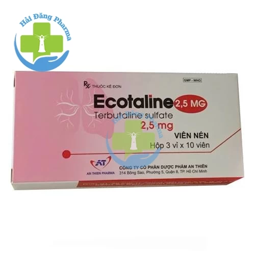 Ecotaline 2,5mg - Terbutaline AT Pharma