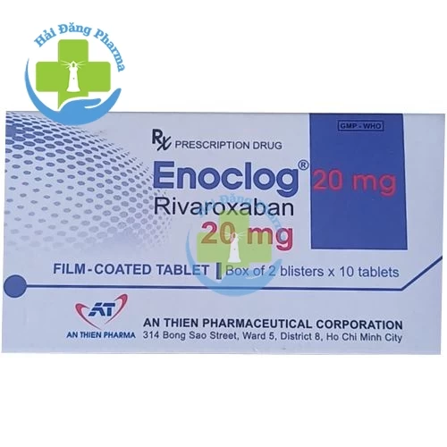 Enoclog 20mg - Hộp 2, 3, 5, 10 vỉ x 10 viên