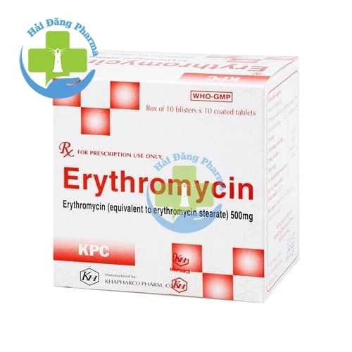 Erythromycin 500mg Khapharco