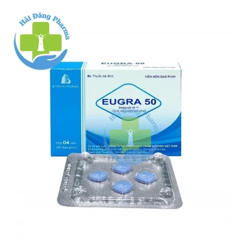 Eugra 100 - Hộp 1 vỉ x 3 viên; Hộp 2 vỉ x 3 viên