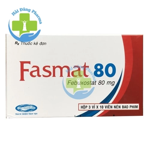 Fasmat 80 - Hộp 3 vỉ x 10 viên