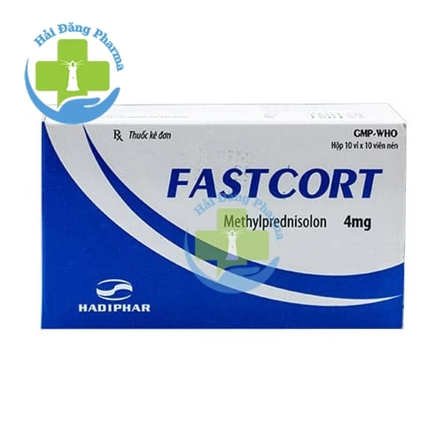 Fastcort 4mg - Hộp 3 vỉ x 10 viên