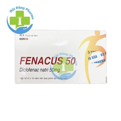 Fenacus 50 - Hộp 5 vỉ x 10 viên