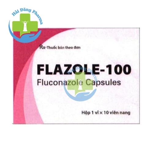 Flazole 100 - Hộp 1 vỉ x 10 viên