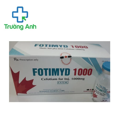 Fotimyd 1000 - Hộp 1 lọ kèm ống nước cất pha tiêm