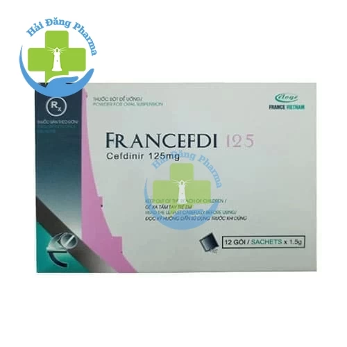 Francefdi 125 - Hộp 6 gói, 12 gói, 24 gói