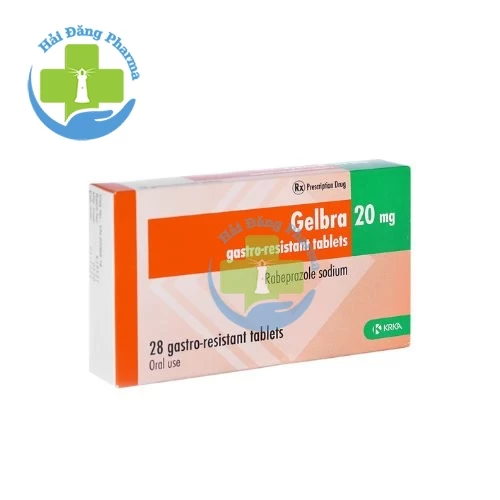 Gelbra 20mg - Rabeprazol KRKA