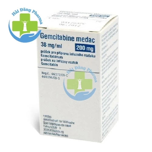 Gemcitabine Medac - Hộp 1 lọ