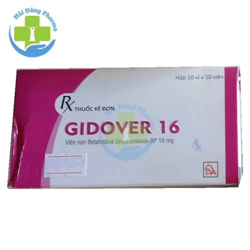 Gidover 16 - Hộp 10 vỉ x 10 viên