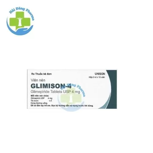 Glimison-4mg - Glimepirid Unison Laboratories