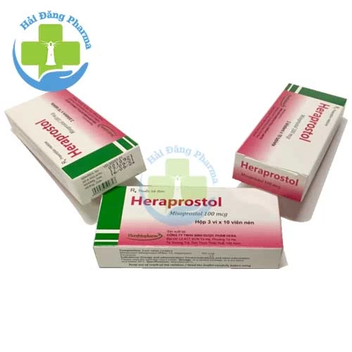 Heraprostol 100mcg - Hộp 3 vỉ x 10 viên