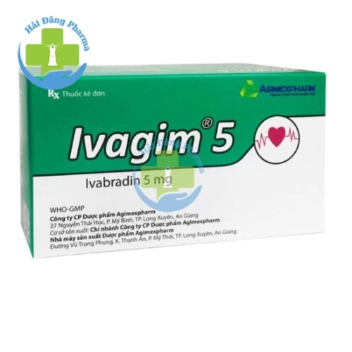 Ivagim 5 - Hộp 2 vỉ, 4 vỉ, 6 vỉ, 8 vỉ, 10 vỉ x 14 viên