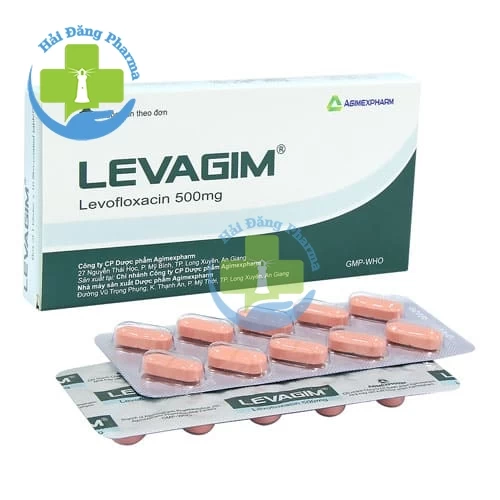 levagim 500mg - Hộp 1 vỉ x 10 viên